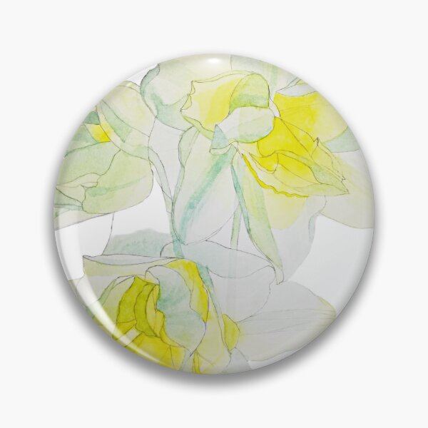 Item preview, Transparent Daffodils watercolour painting  designed and sold by esvb.