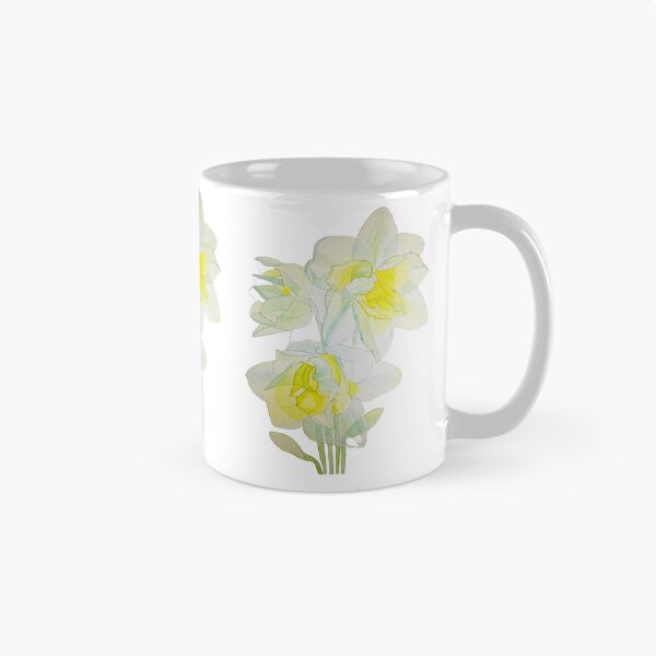 Item preview, Pintura de acuarela de narcisos transparentes designed and sold by esvb.