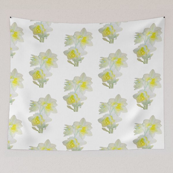 Item preview, Transparent Daffodils watercolour painting  designed and sold by esvb.