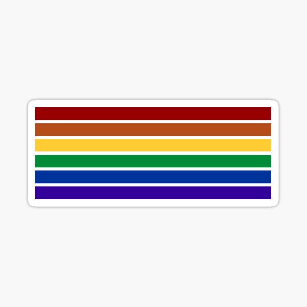 Dark Rainbow Sticker