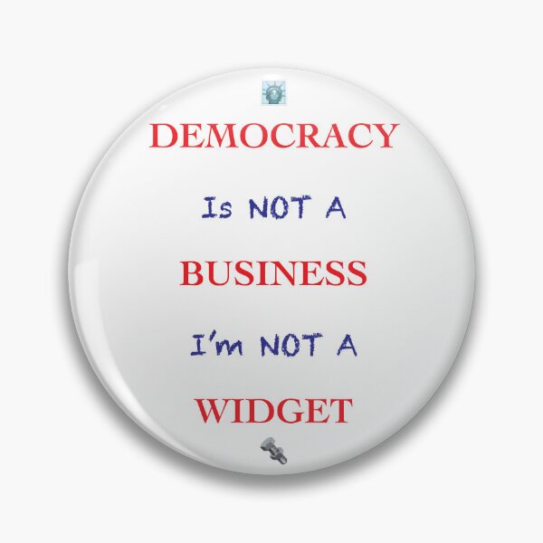 Item preview, Democracy Is Not A Business designed and sold by BeSeeHear.