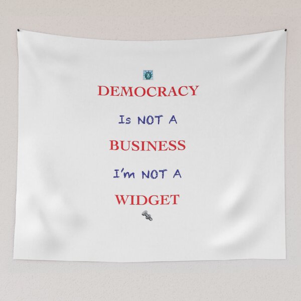 Item preview, Democracy Is Not A Business designed and sold by BeSeeHear.