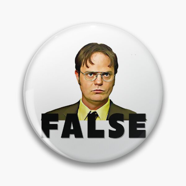Item preview, The Office Dwight Schrute False designed and sold by RetroPine.