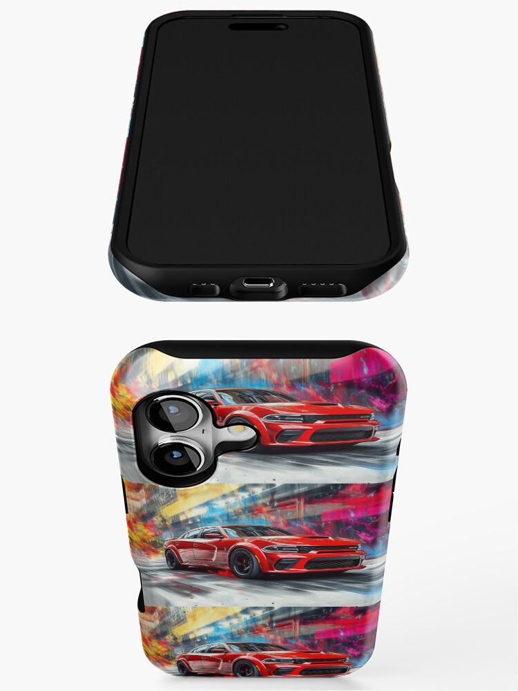 Candy Apple Red Dodge Charger SRT – Pop Art Edition III iPhone Case
