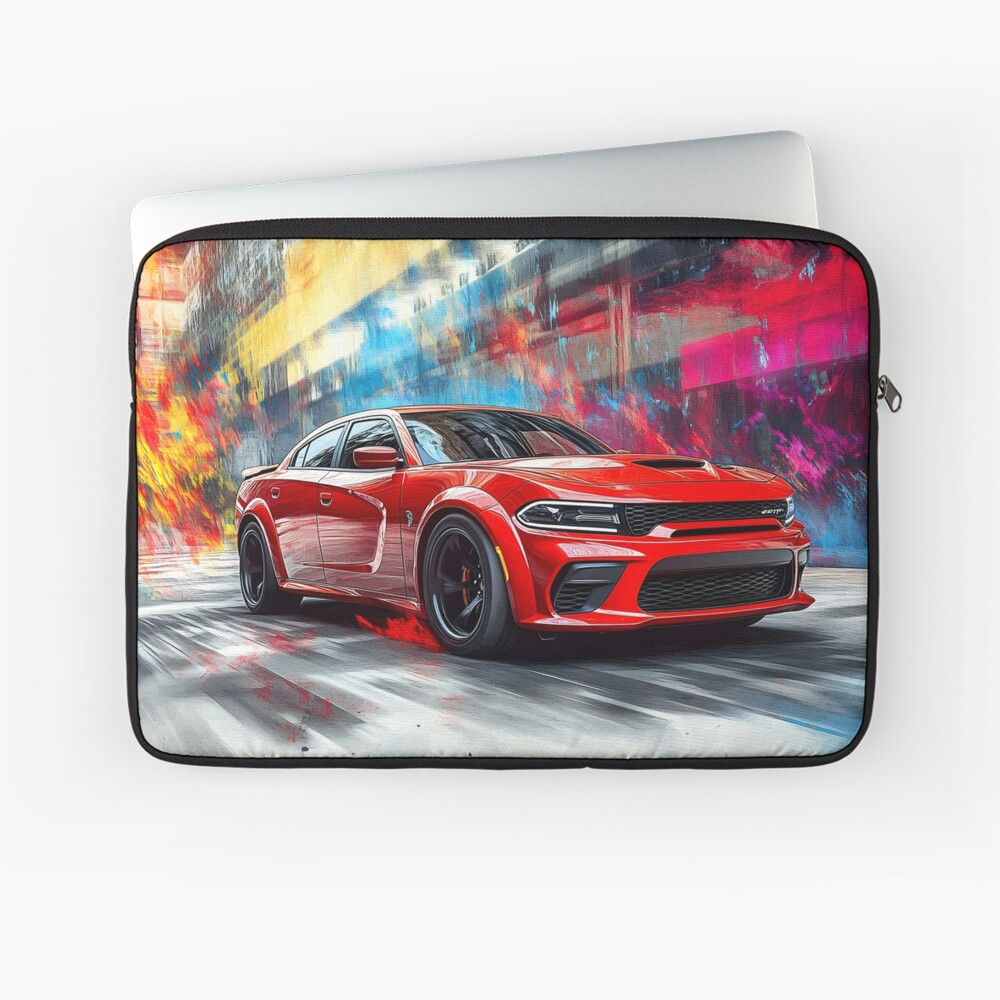 Candy Apple Red Dodge Charger SRT – Pop Art Edition III iPhone Case