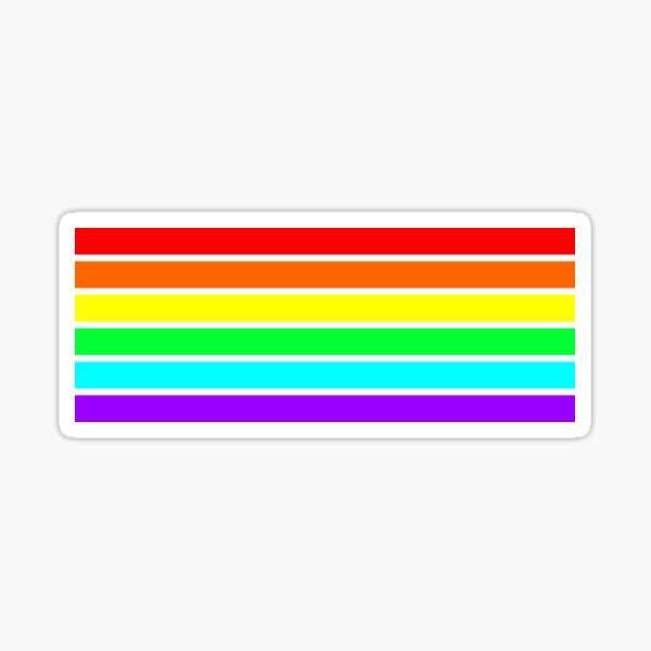 Neon Rainbow Sticker