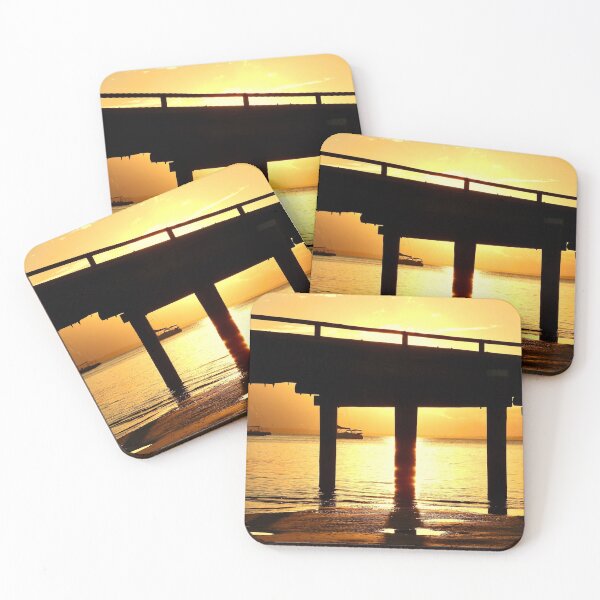 Item preview, Jetty sunset Kingfisher bay resort K'gari designed and sold by Mark Grimsley.