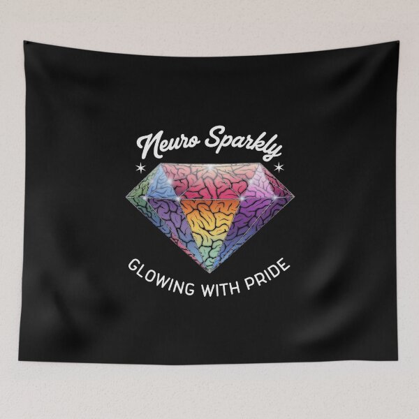 Item preview, Neuro Sparkly - Glowing With Pride  designed and sold by GRABAPSHOP.