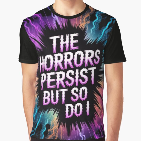 Item preview, The Horrors Persist But So Do I Acid Psychedelic Horror Trip designed and sold by VenomousLJ.