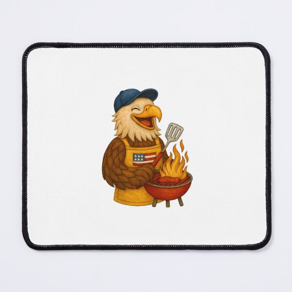 Item preview, Cool Bald Eagle Mail Carrier Embroidery Patch USA Pride designed and sold by #Adulting Central.