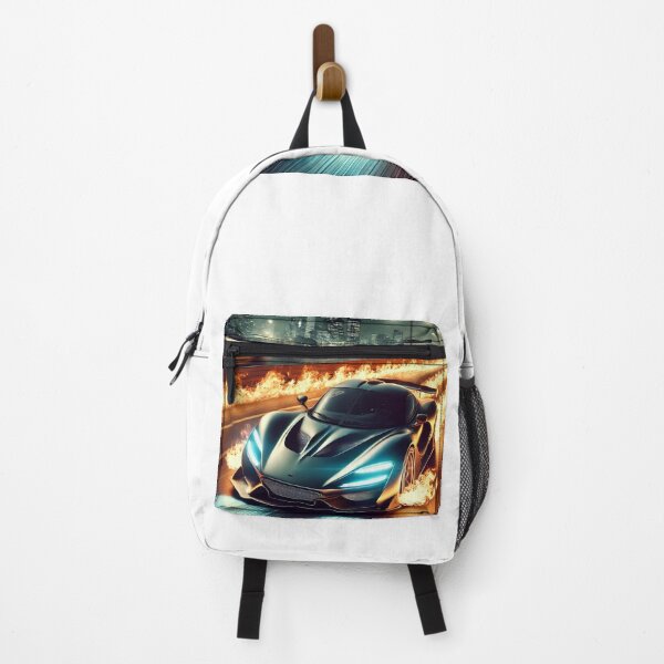 Item preview, Flaming Luxury Sports Car – High-Speed Racing Design designed and sold by AkilaCreations .