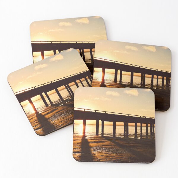 Item preview, Kingfisher Bay resort Jetty at dusk designed and sold by Mark Grimsley.