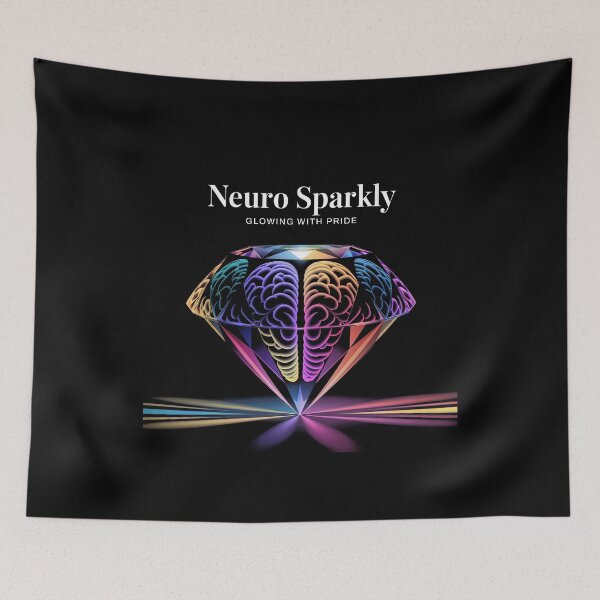 Item preview, Neuro Sparkly - Glowing With Pride  designed and sold by GRABAPSHOP.