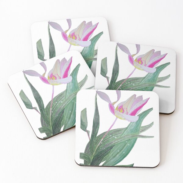 Item preview, Pink Tulip watercolour painting  designed and sold by esvb.