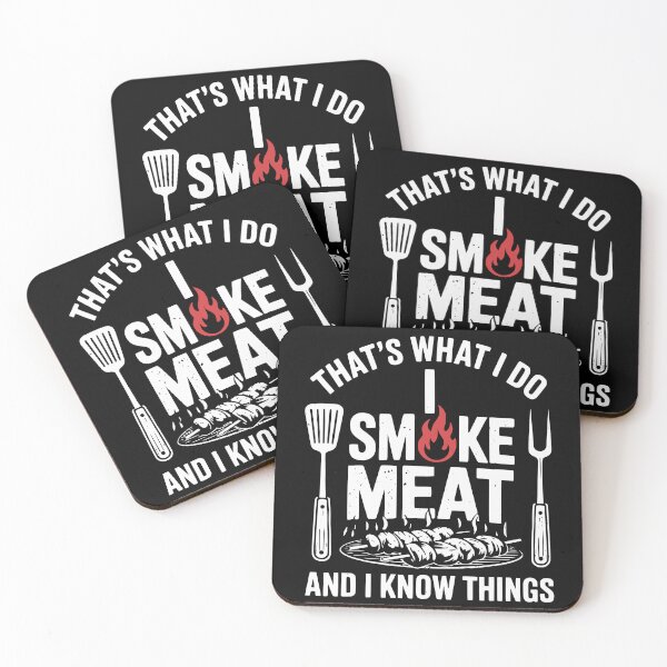Item preview, BBQ Boss I Smoke Meat and I Know Things  designed and sold by Fragy72.