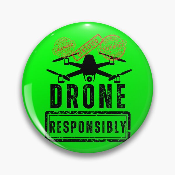 Artikelvorschau, Drone Responsibly Zertifizierter Drohnenpilot entworfen und verkauft von Soundpups.