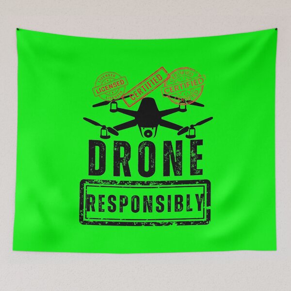 Artikelvorschau, Drone Responsibly Zertifizierter Drohnenpilot entworfen und verkauft von Soundpups.