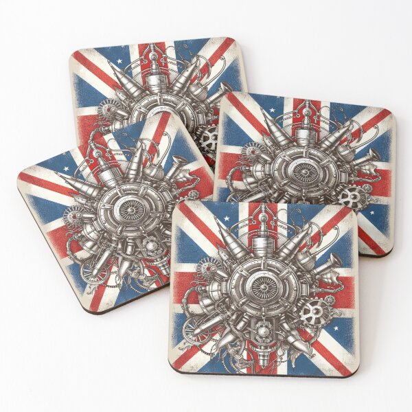 Artikelvorschau, Steampunk-Union-Jack entworfen und verkauft von DIQDESIGN.