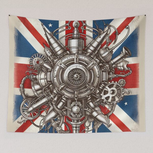 Artikelvorschau, Steampunk-Union-Jack entworfen und verkauft von DIQDESIGN.