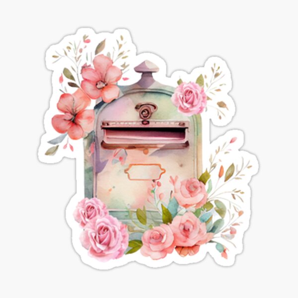 Item preview, Cottagecore Vintage Mailbox designed and sold by Paper Cut Collective.