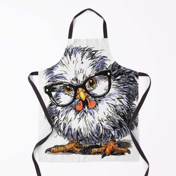 Item preview, Chicken in Glasses 1 designed and sold by Scribbles & Doodles by Jinx.