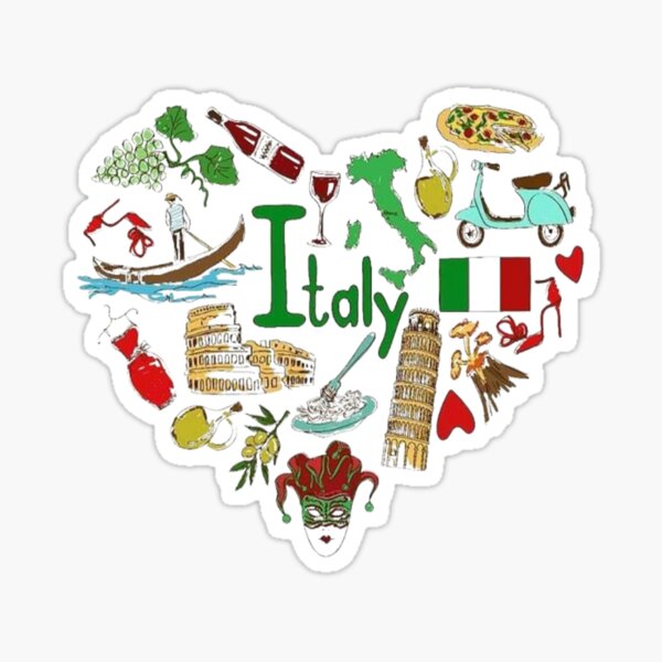 Item preview, Italy in Icons – Heart of Culture and Passion designed and sold by GagaArtGallery.
