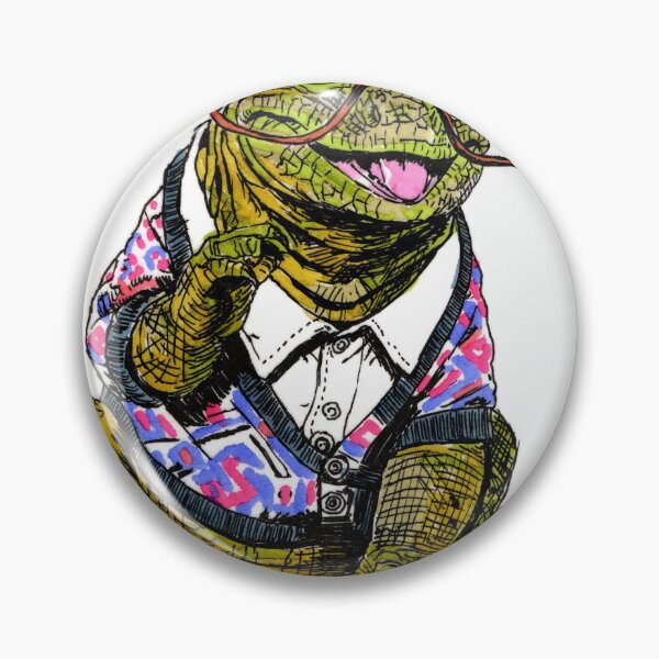 Item preview, Nile Monitor in Glasses and a Sweater Vest designed and sold by Scribbles & Doodles by Jinx.