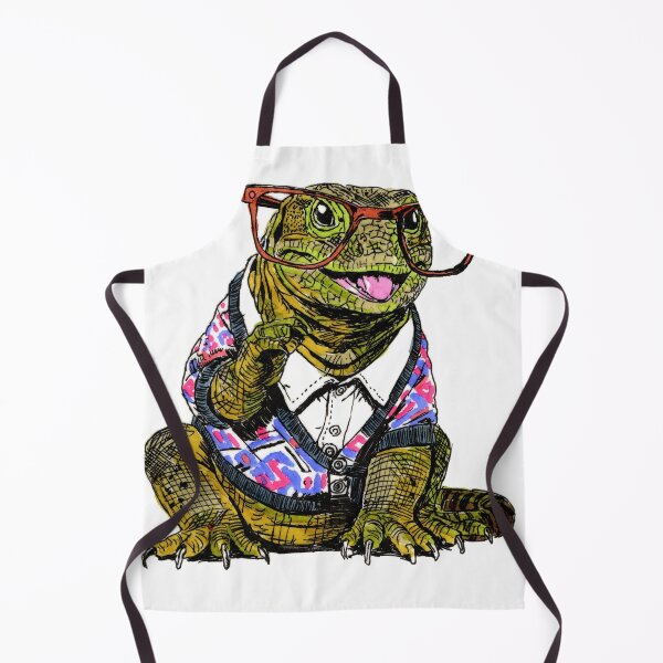 Item preview, Nile Monitor in Glasses and a Sweater Vest designed and sold by Scribbles & Doodles by Jinx.