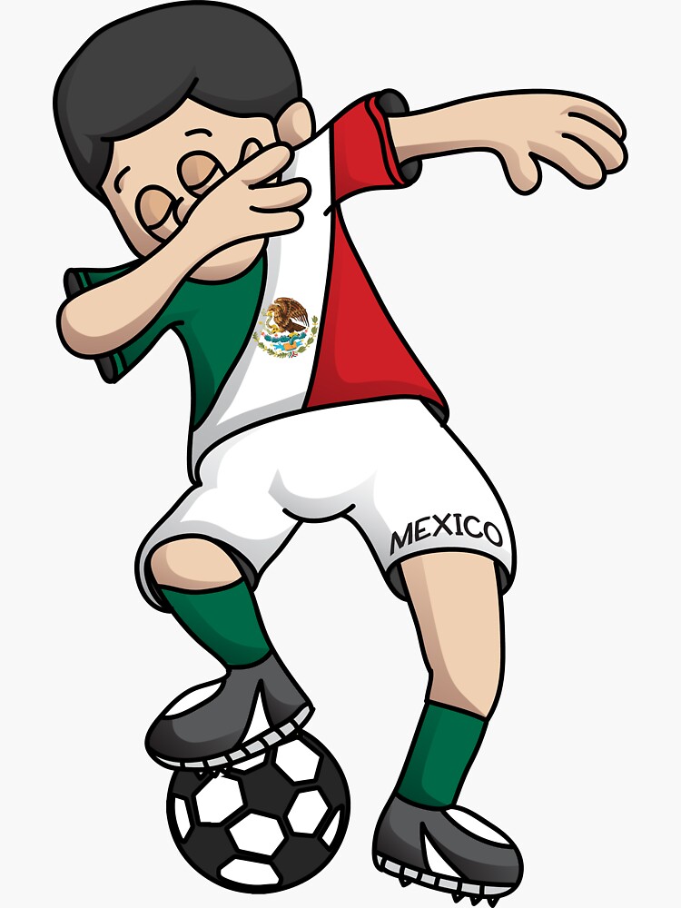 Mexico Soccer Mexico Futbol Football Mexican soccer Flag Jersey - Mexico  Soccer - Sticker