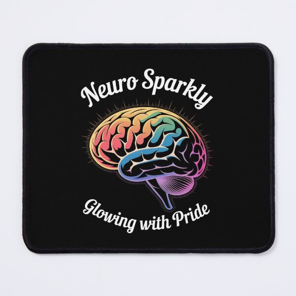 Item preview, Neuro Sparkly - Glowing With Pride designed and sold by GRABAPSHOP.