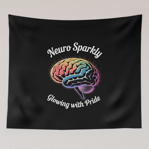 Item preview, Neuro Sparkly - Glowing With Pride  designed and sold by GRABAPSHOP.