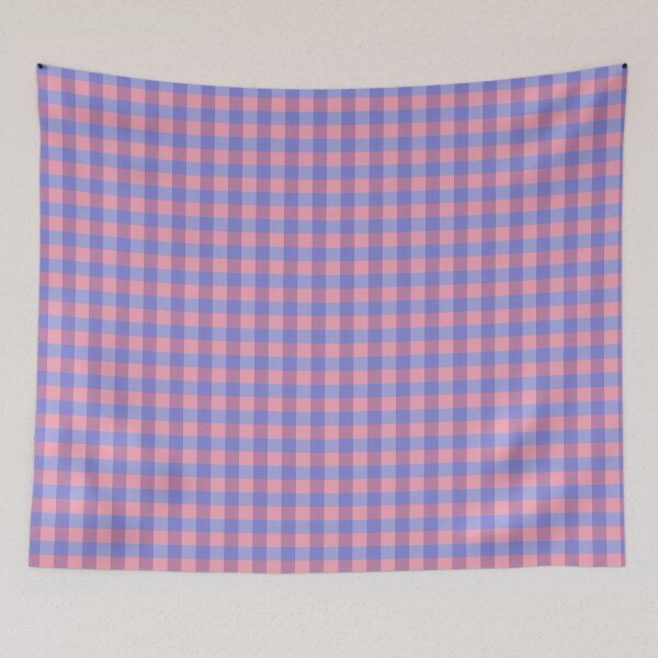 Item preview, Pink and Purple Small-Scale Gingham Pattern designed and sold by KelseyNY.