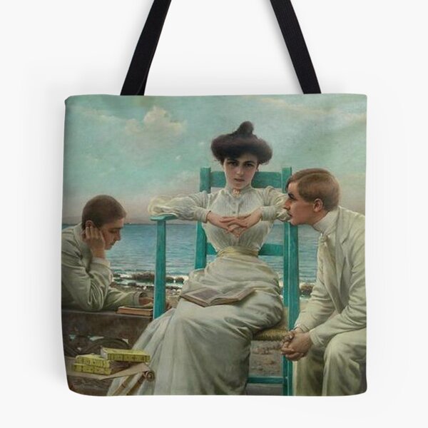 Item preview, Reading by the Sea designed and sold by LadybellVintage.