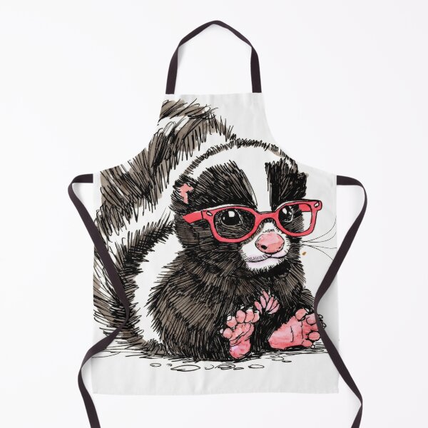 Item preview, Mofeta con gafas designed and sold by Scribbles & Doodles by Jinx.