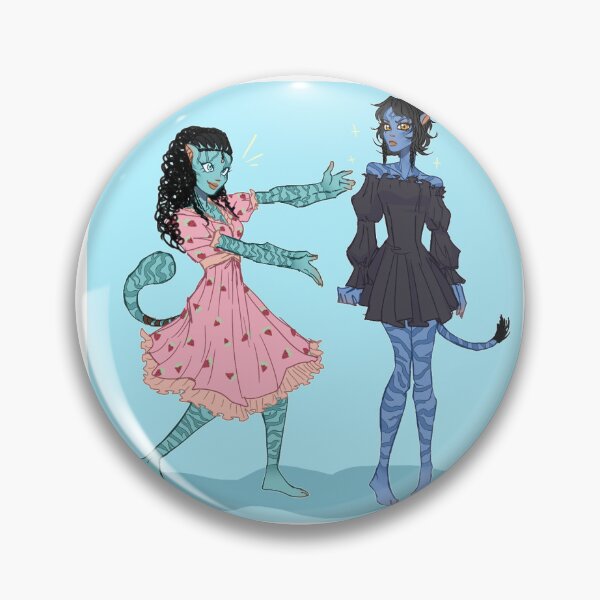 Item preview, Tsireya and Kiri AVATAR twow fanart CPO 2023 designed and sold by Candypop-off.