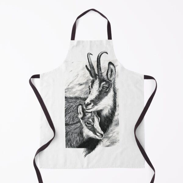 Item preview, Mamma e piccolo di camoscio designed and sold by ElisaZanoliArt.