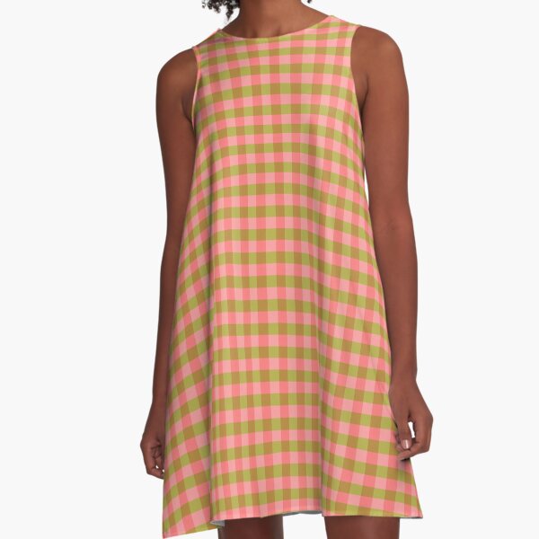 Item preview, Pink and Lime Green Gingham Pattern - Retro Checkered designed and sold by KelseyNY.