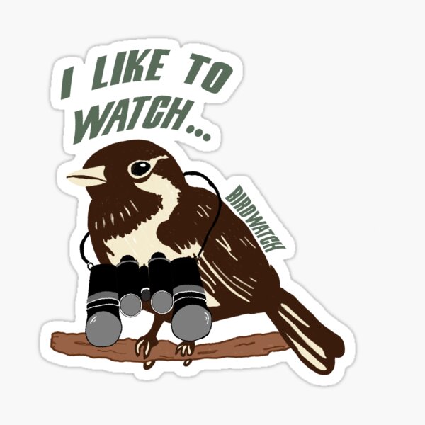 Item preview, Bird-watcher designed and sold by Sticky Souls.
