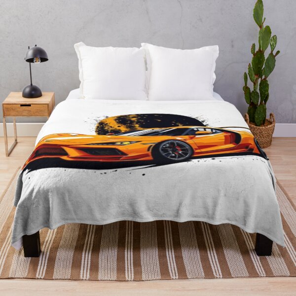 Item preview, Orange Fast Supercar - Futuristic Sports Car Art designed and sold by MaciejCraft.