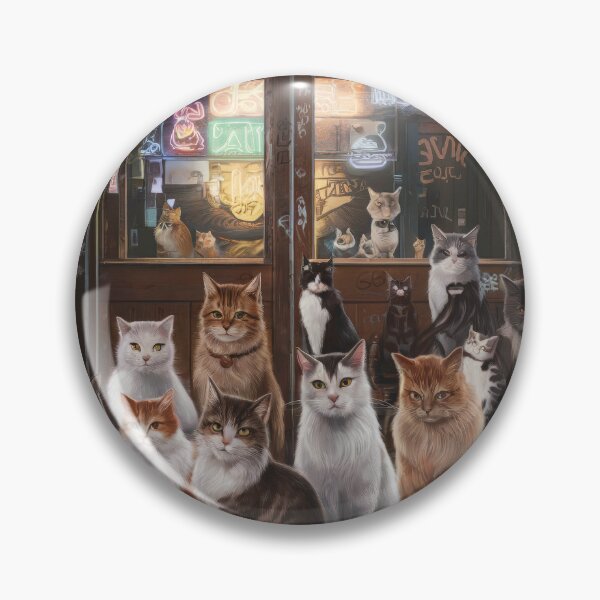 Item preview, Los Gatos (the cats) Loteria Card 63 designed and sold by matteflor.