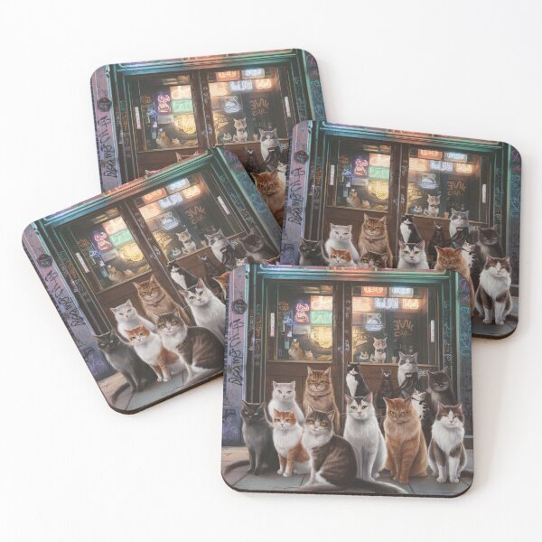 Item preview, Los Gatos (the cats) Loteria Card 63 designed and sold by matteflor.