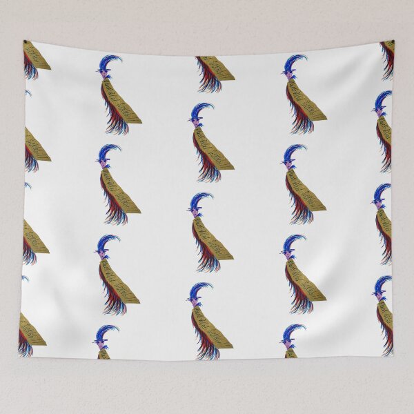 Item preview, Tropical Flair in Full Flight – The Black-Billed Sicklebill Takes the Stage! designed and sold by Sibyl-Arts.