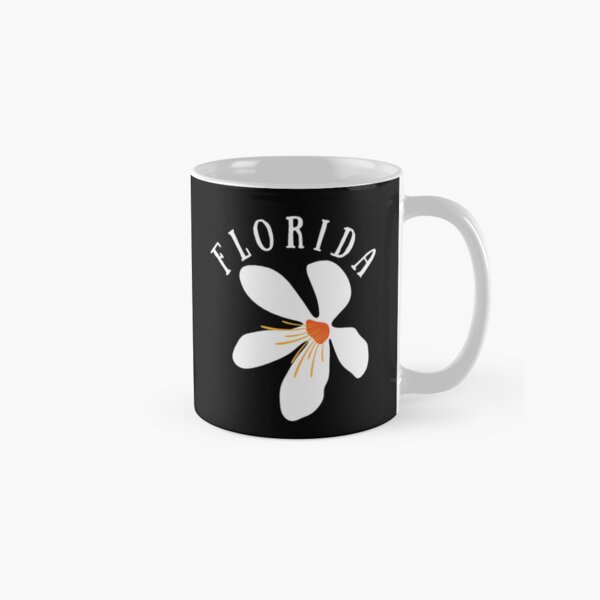 Item preview, Cottagecore Florida Orange Blossom - White Text (State Flowers) designed and sold by TimelessLocales.