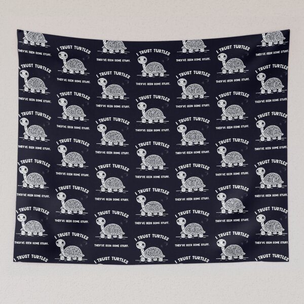 Item preview, I Trust Turtles – Funny Wise Turtle Design | Humor & Animal Lovers  designed and sold by Cree8if.