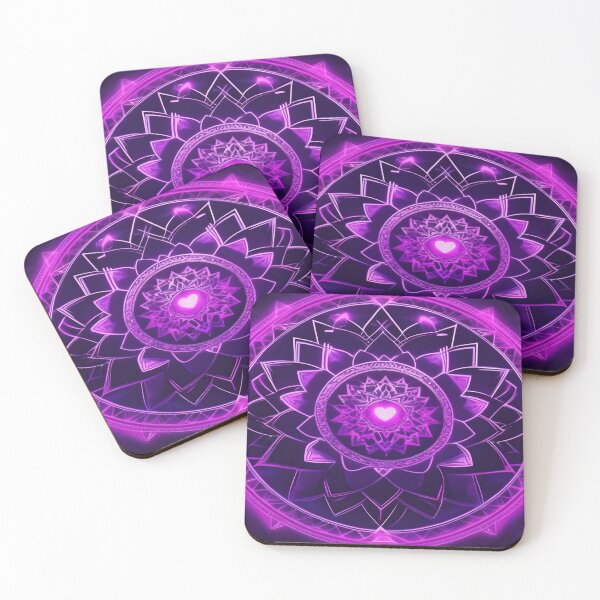 Item preview, Pink Heart And Lotus Mandala designed and sold by Daemolitia Designs.