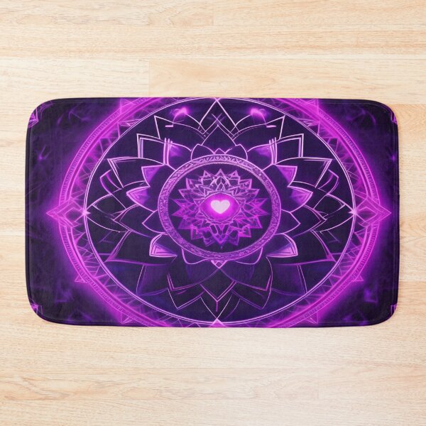 Item preview, Pink Heart And Lotus Mandala designed and sold by Daemolitia Designs.