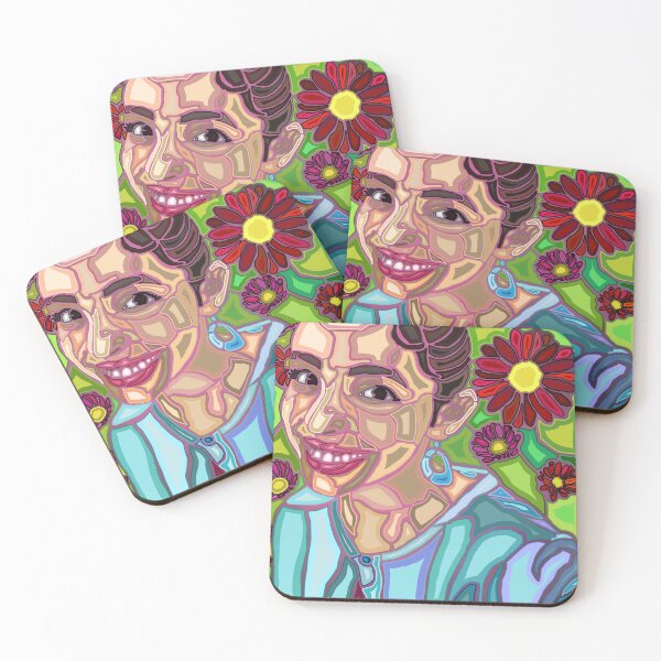 Item preview, Girl in Flowers designed and sold by Emma's Doodles.