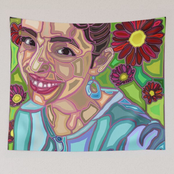 Item preview, Girl in Flowers designed and sold by Emma's Doodles.