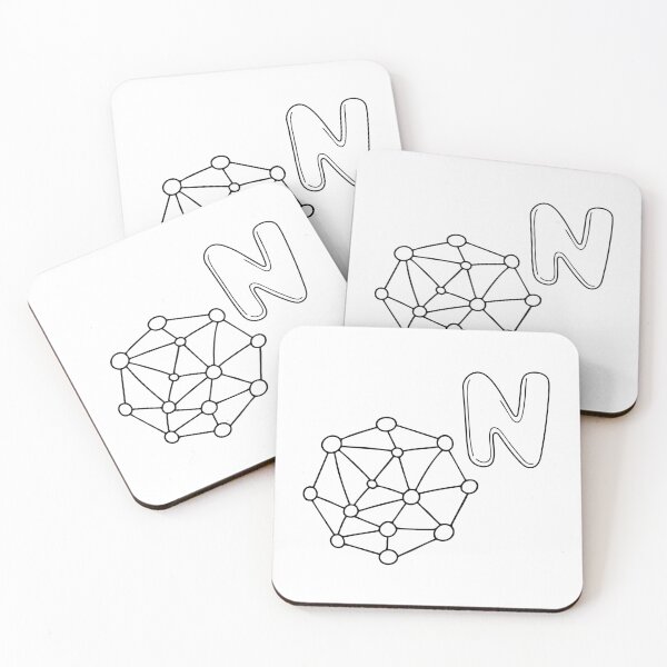 Item preview, An Illustrations of Node beside a letter N designed and sold by rasagamastore.