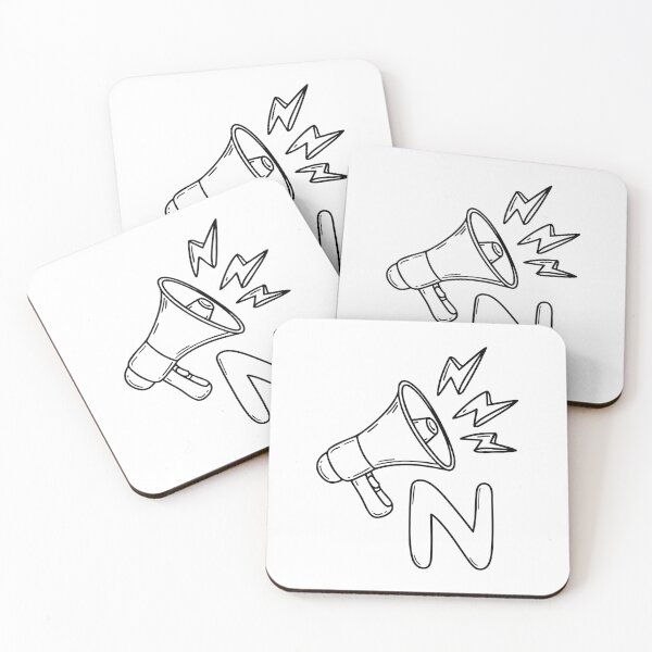 Item preview, An Illustrations of Noise beside a letter N designed and sold by rasagamastore.